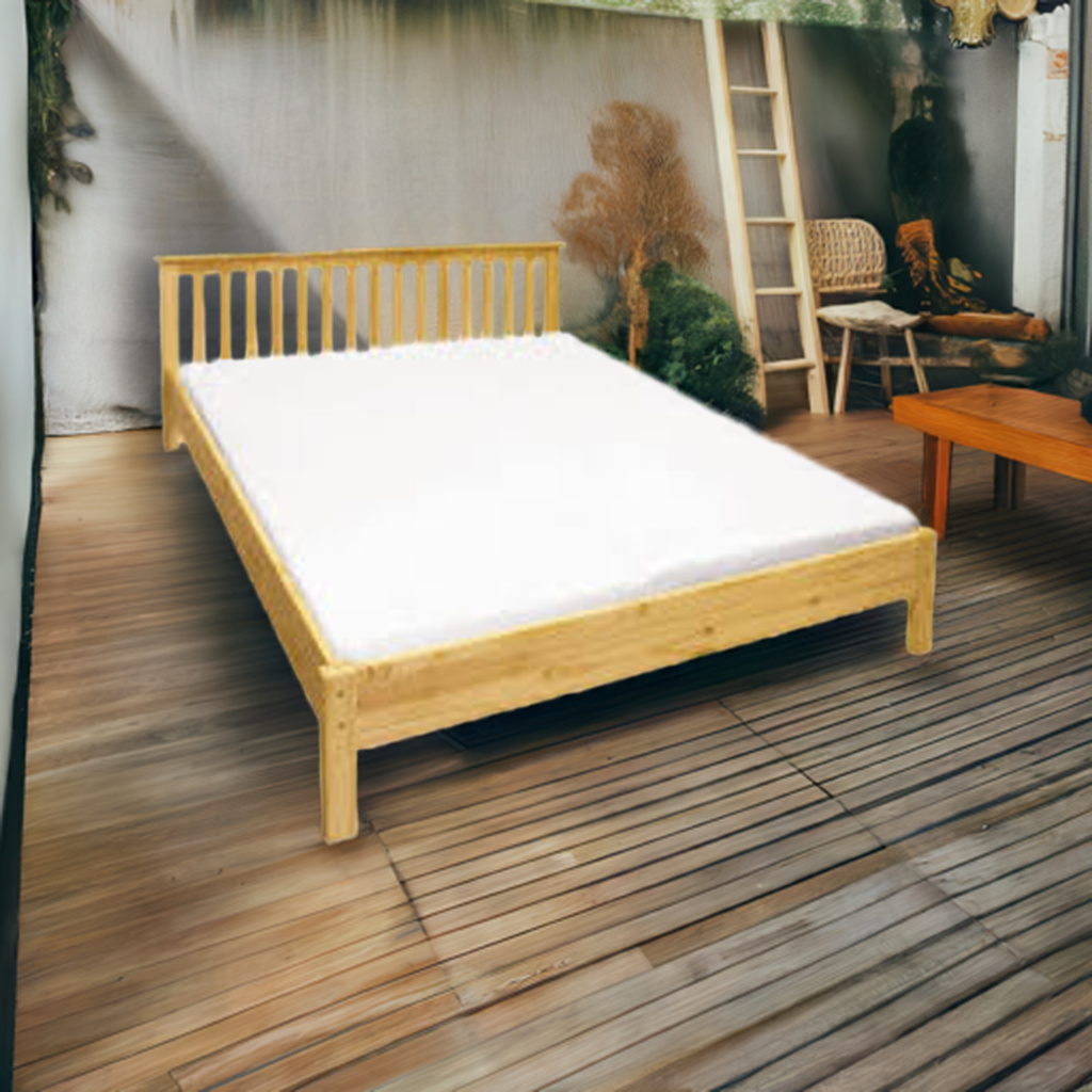 Nová komplet manželská postel z masivu 180x200 včetně roštu