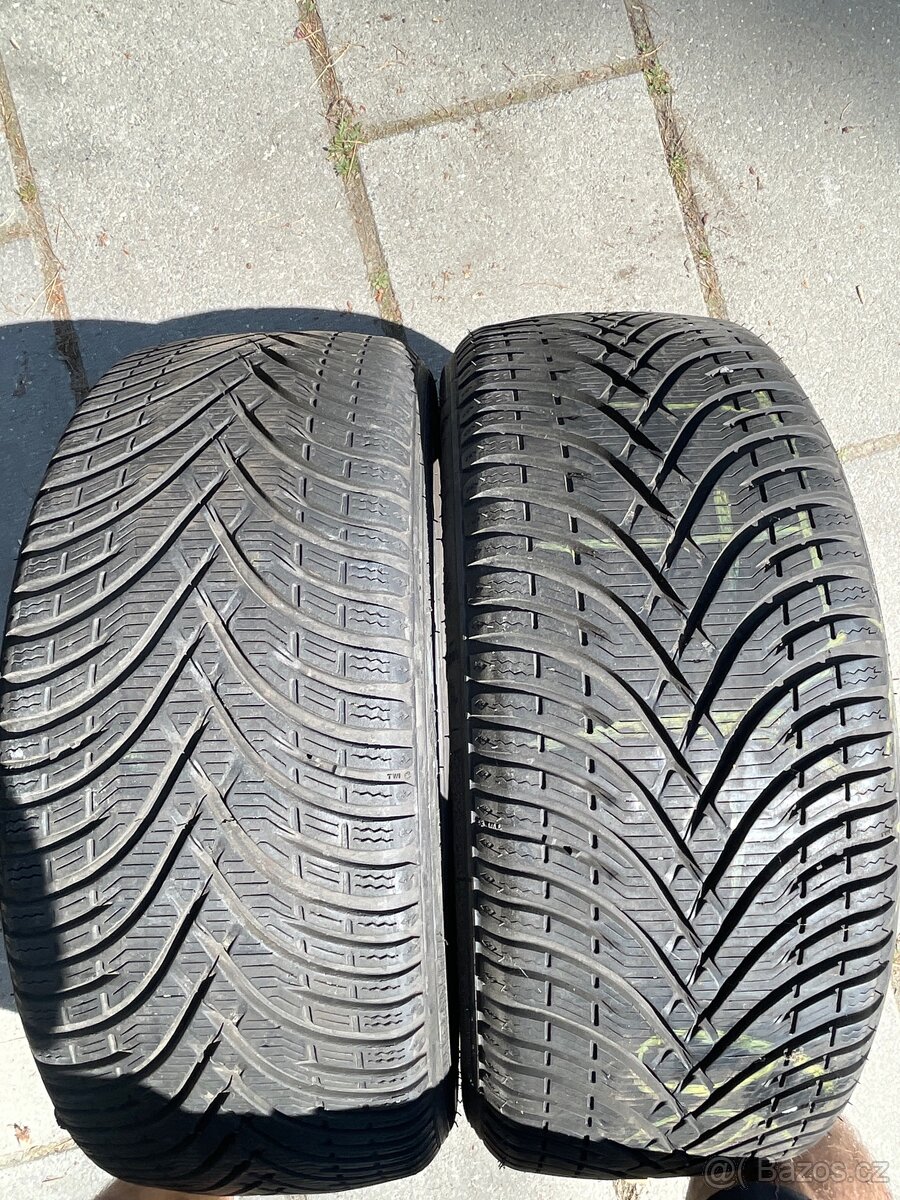 Dvě zimní pneu Kleber 205/45/17