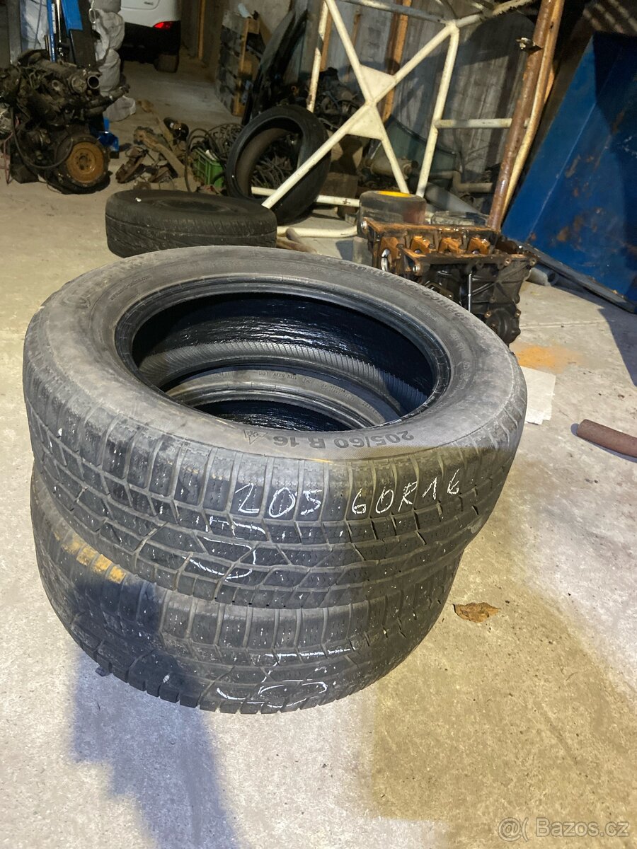 Prodám zimní pneu 205/60r16