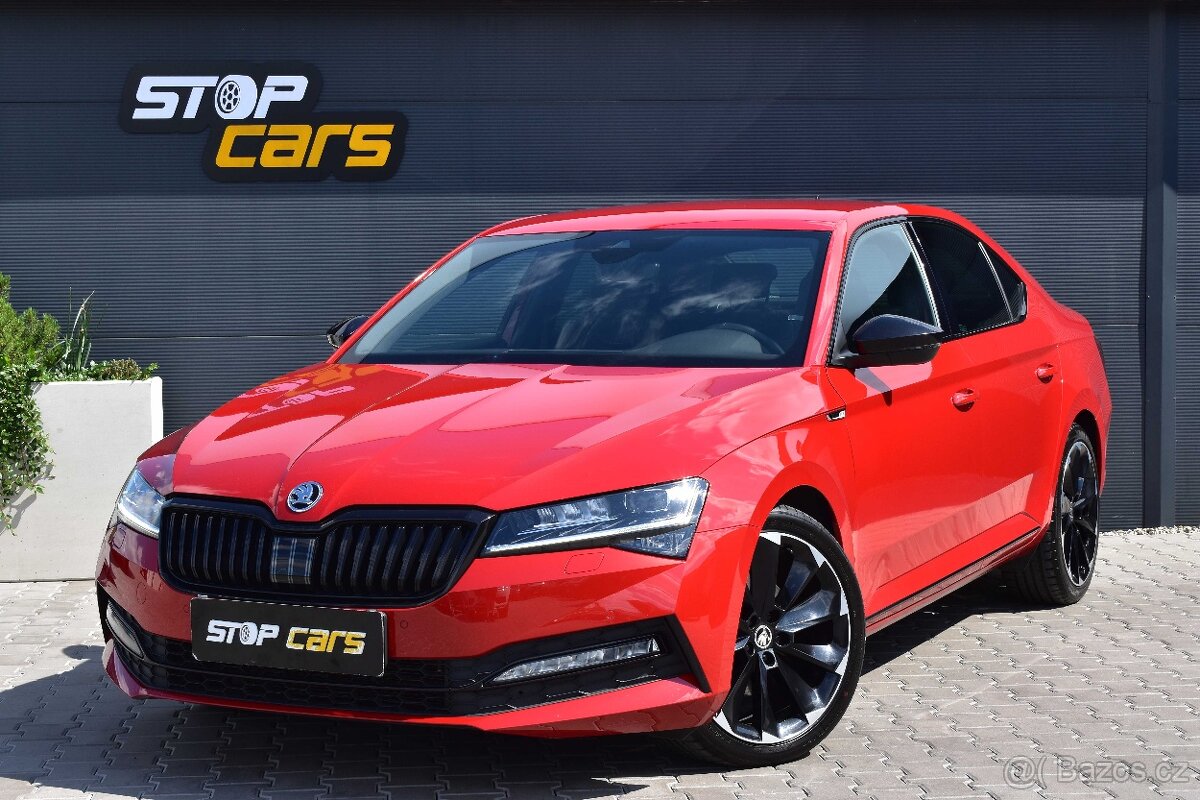 Škoda Superb 2.0 TDI 140kW SPORTLINE 4x4 DPH ČR 1.MAJITEL