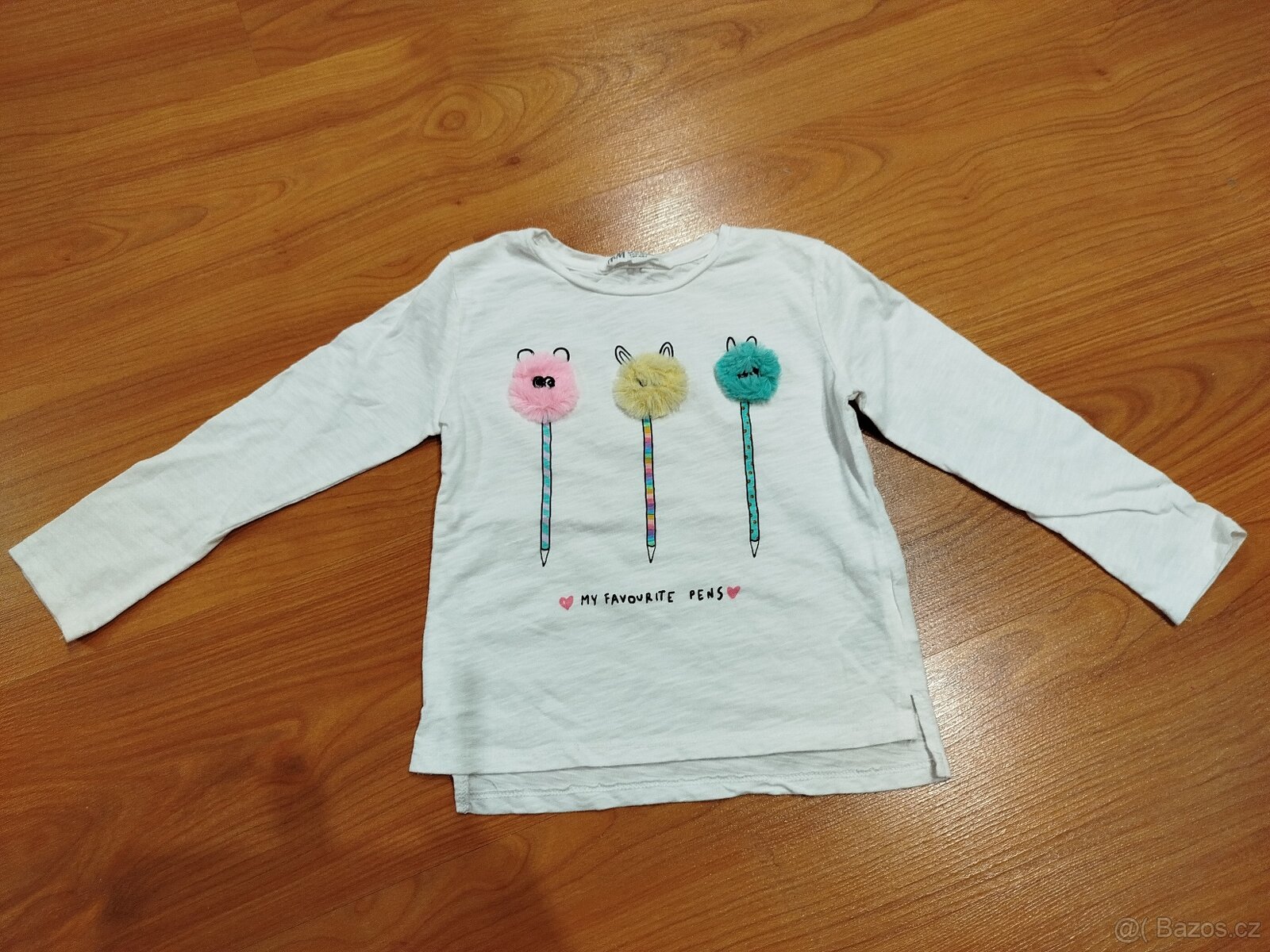 Dívčí triko s dlouhým rukávem H&M 104