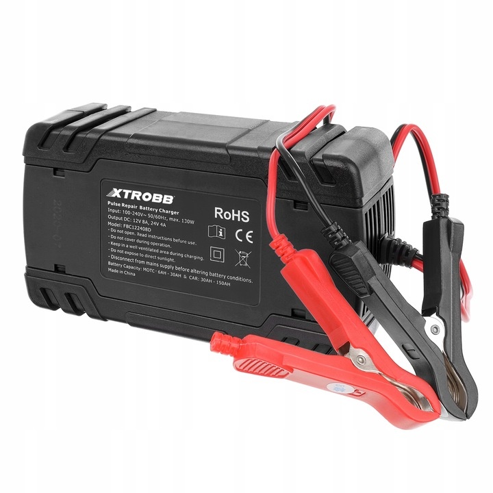 Usměrňovač 12V a 24V nabíječka baterií do auta