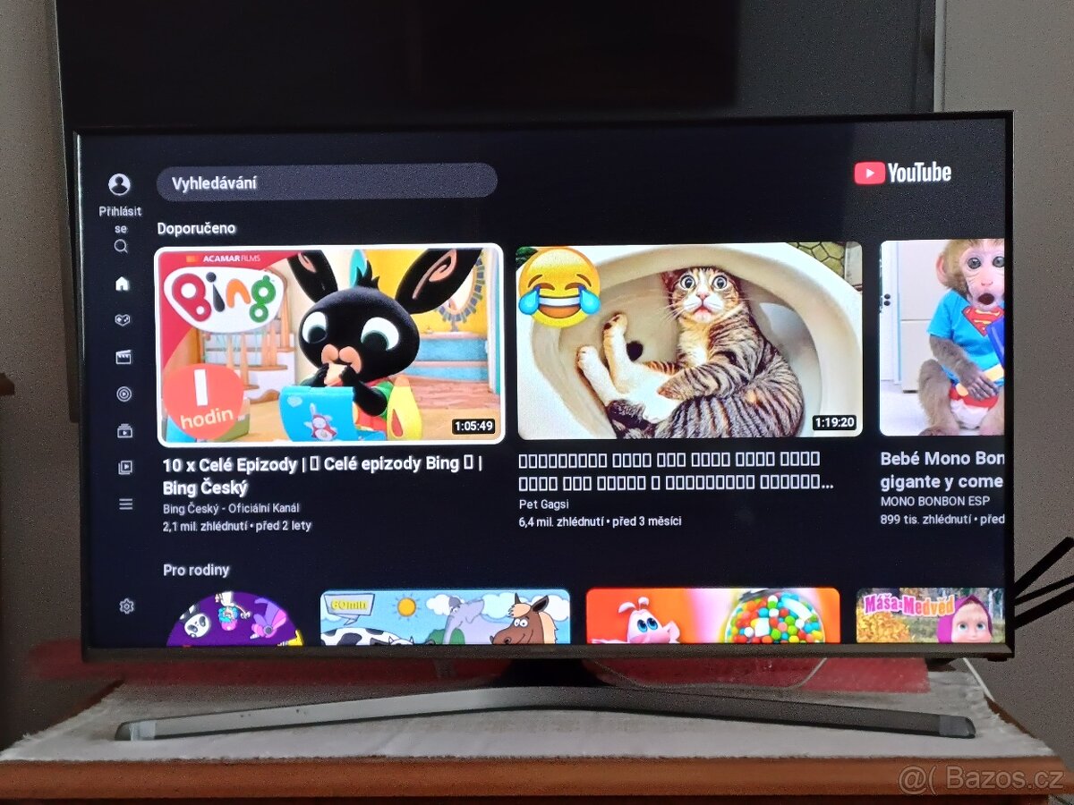 Smart TV Samsung UE43J5502-úhlopříčka 108cm, Wi-Fi, DVBT2