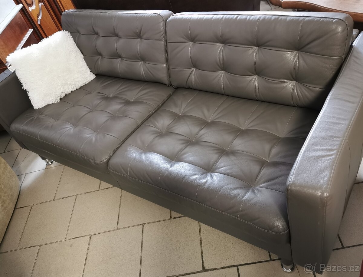Pohovka Landskrona (Ikea) - kůže