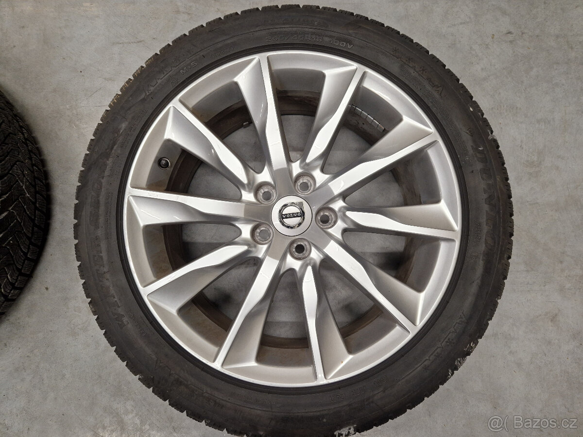 5x108 r18 kola v90 volvo disky alu 18 245 45 elektrony rafky