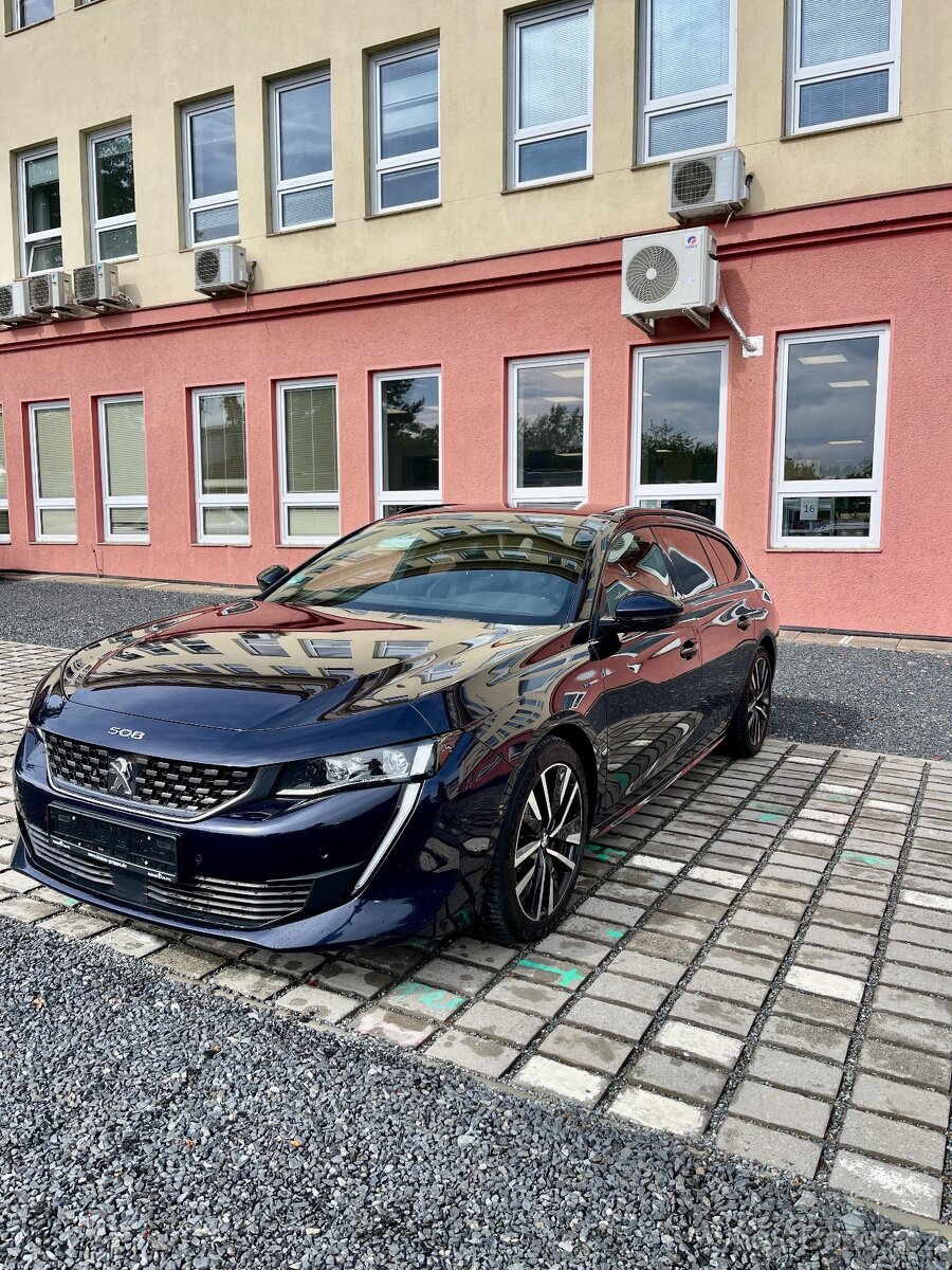 Peugeot 508 SW GT-Line 165kw, Plug-in Hybrid, pěkný vůz, DPH