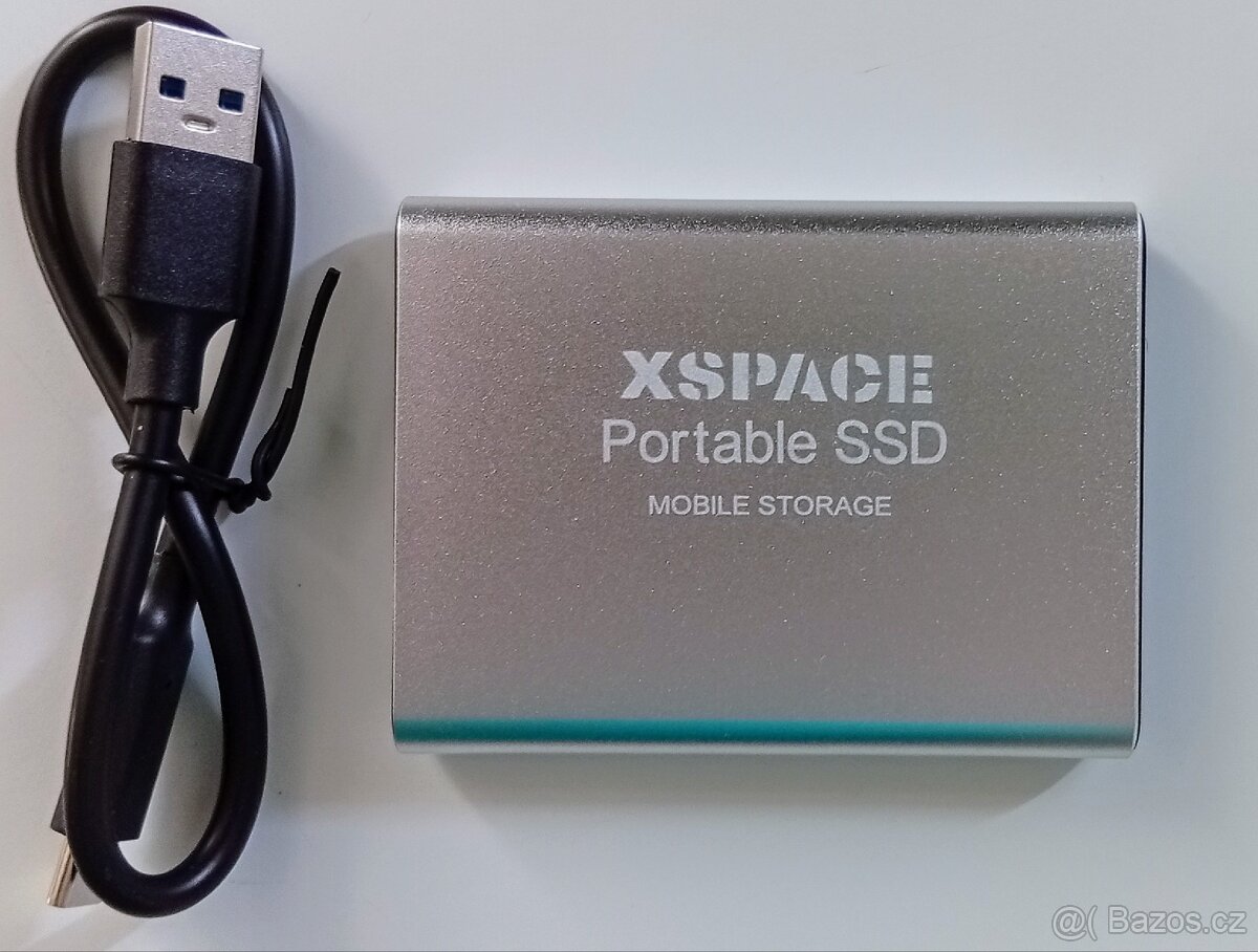 SSD Externí disk XSPACE 2TB(2048GB) USB 3.1, přenosný - NOVÝ