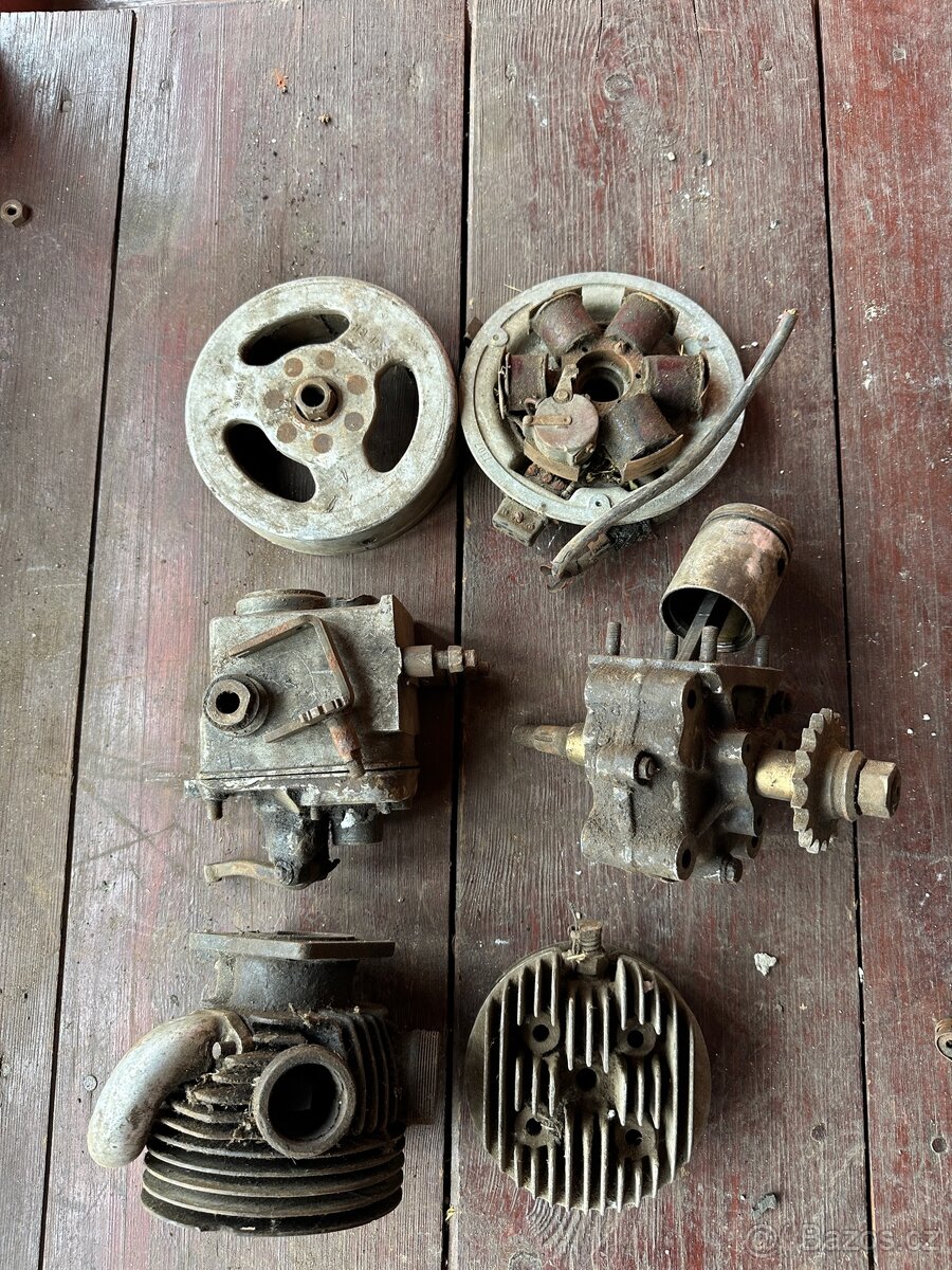 Jawa 175 předválečná - motor