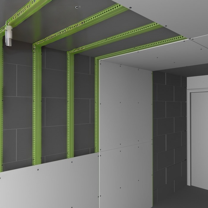 Prodám sádrokartonové plechy, spojky, profily, oka, závěsy