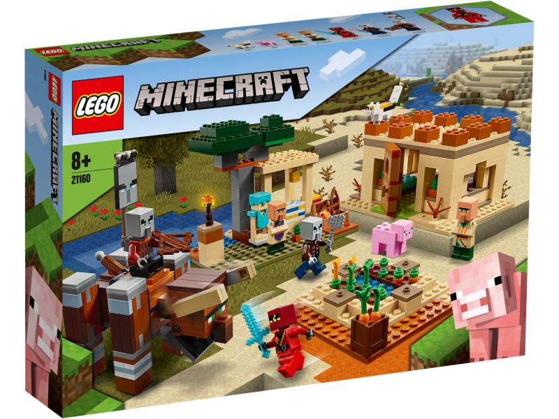 Nerozbalené LEGO Minecraft 21160 Útok Illagerů