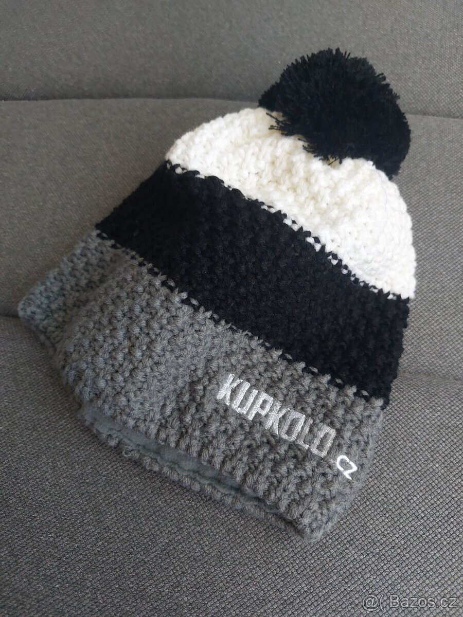 Čepice zimní s logem KUPKOLO (2kusy)