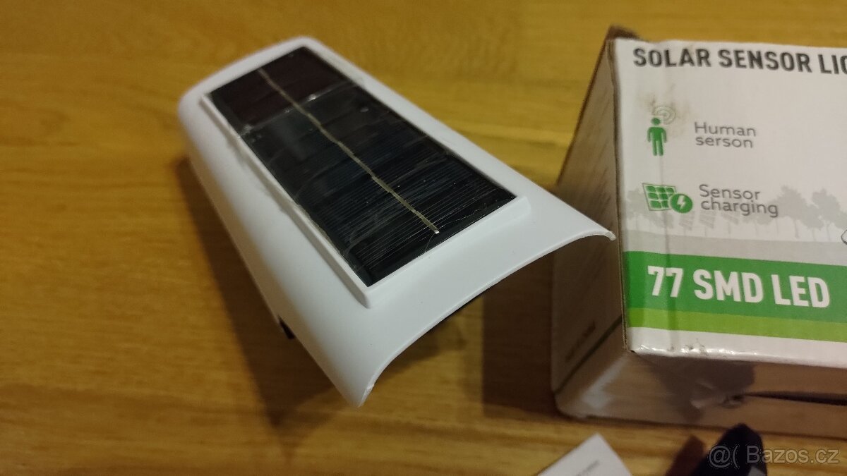 Solární světlo Pohybový senzor Maketa kamery