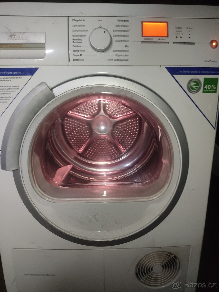 sušička prádla Siemens bluetherm 8kg A++