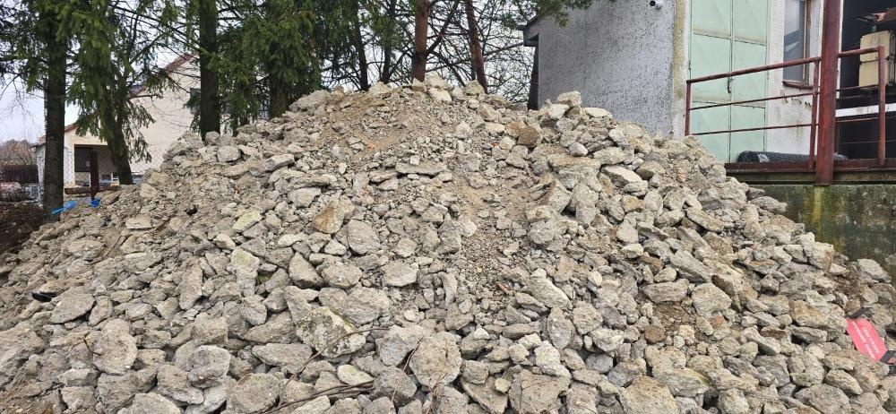 betonová suť