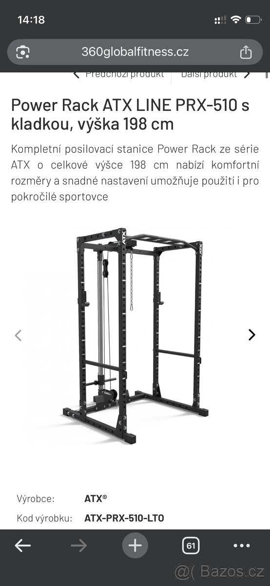 Atx prx 510 a kladka gorillasports