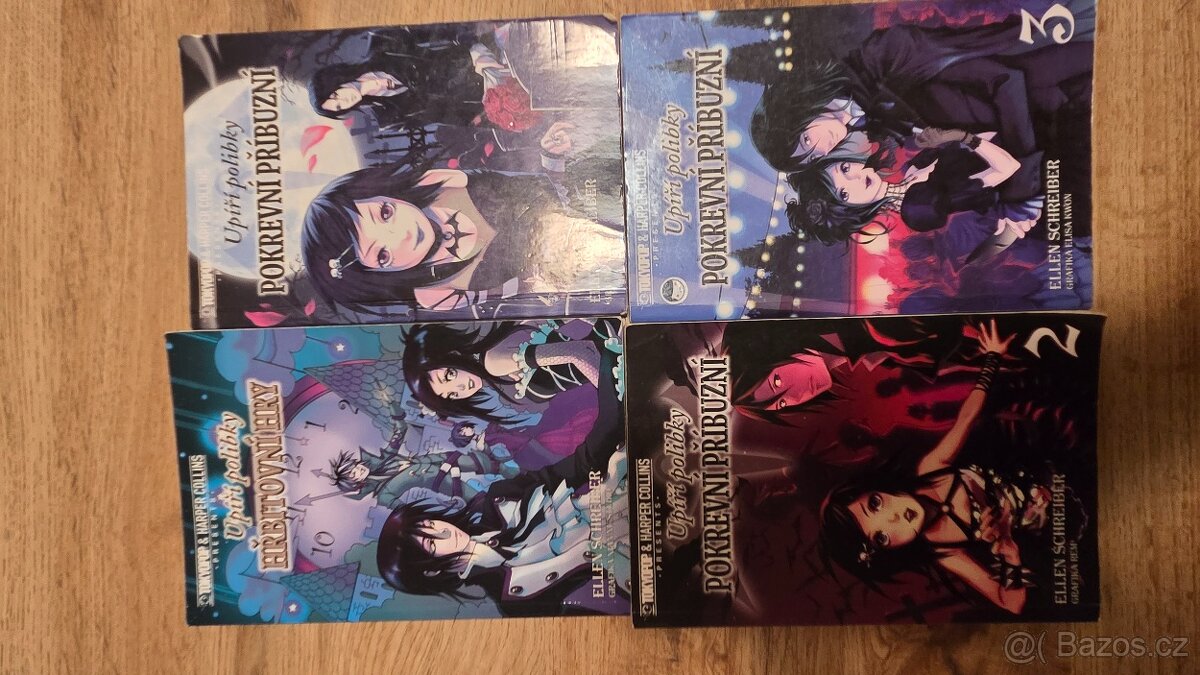 Upíří polibky - kompletní série manga knih