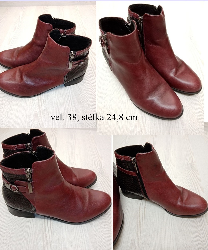 Nádherné kožené boty