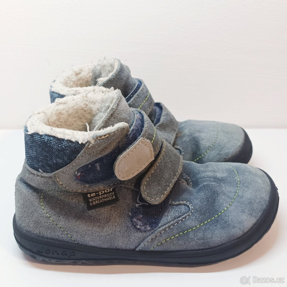 Kožené zimní kotníkové Jonap boty, 28