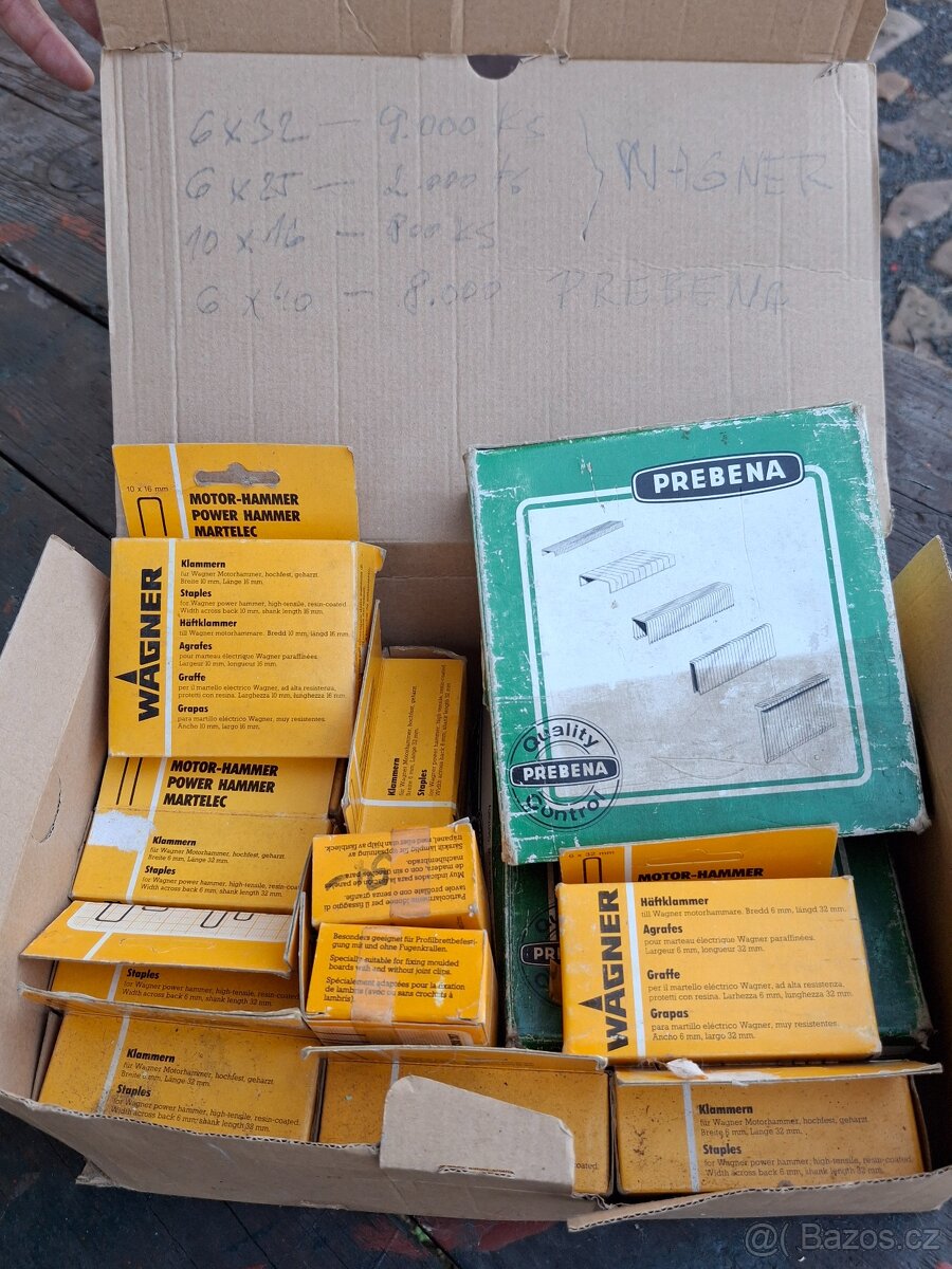 Sponky do sponkovačky