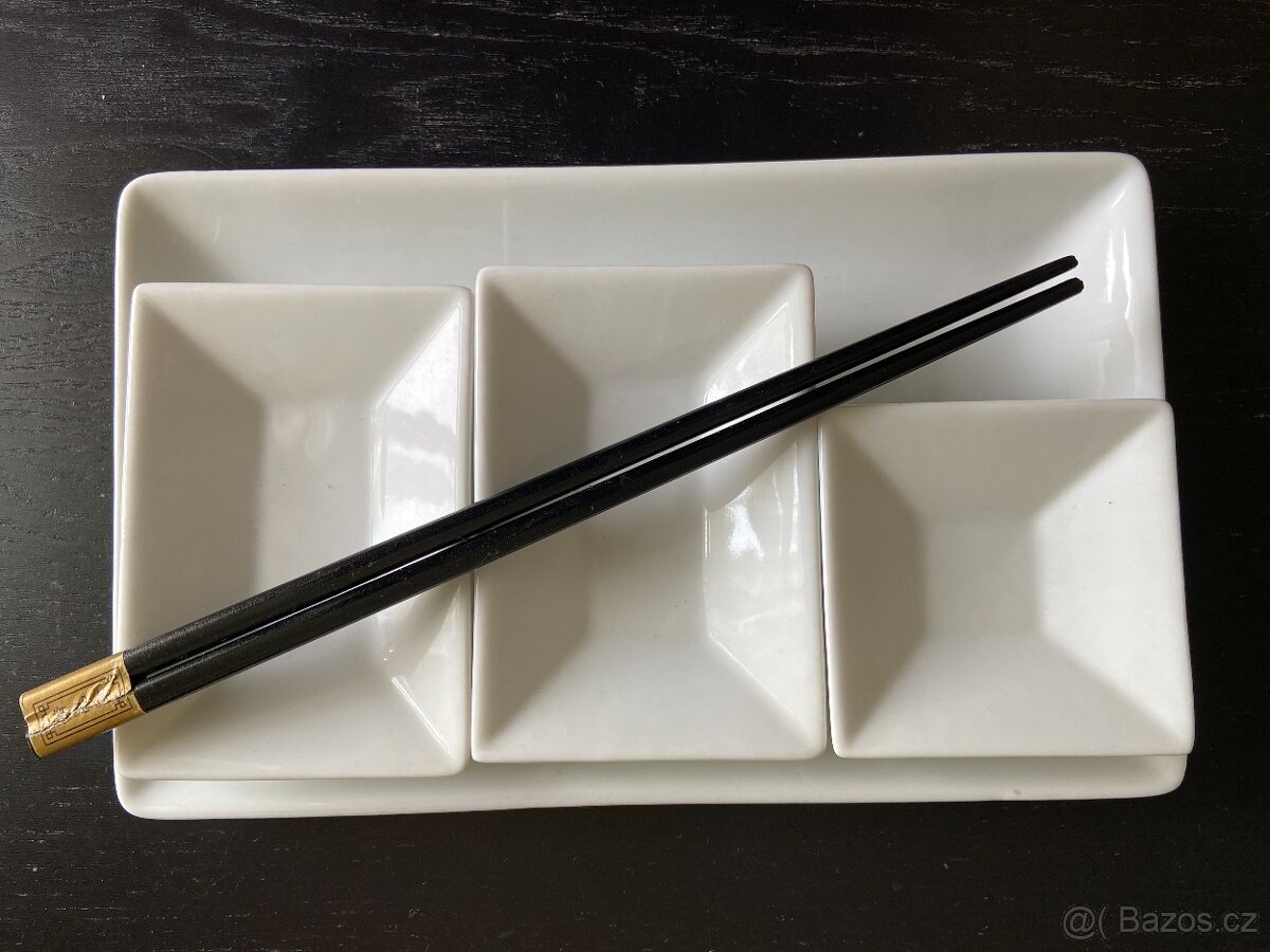 Keramická sada na servírování sushi nová