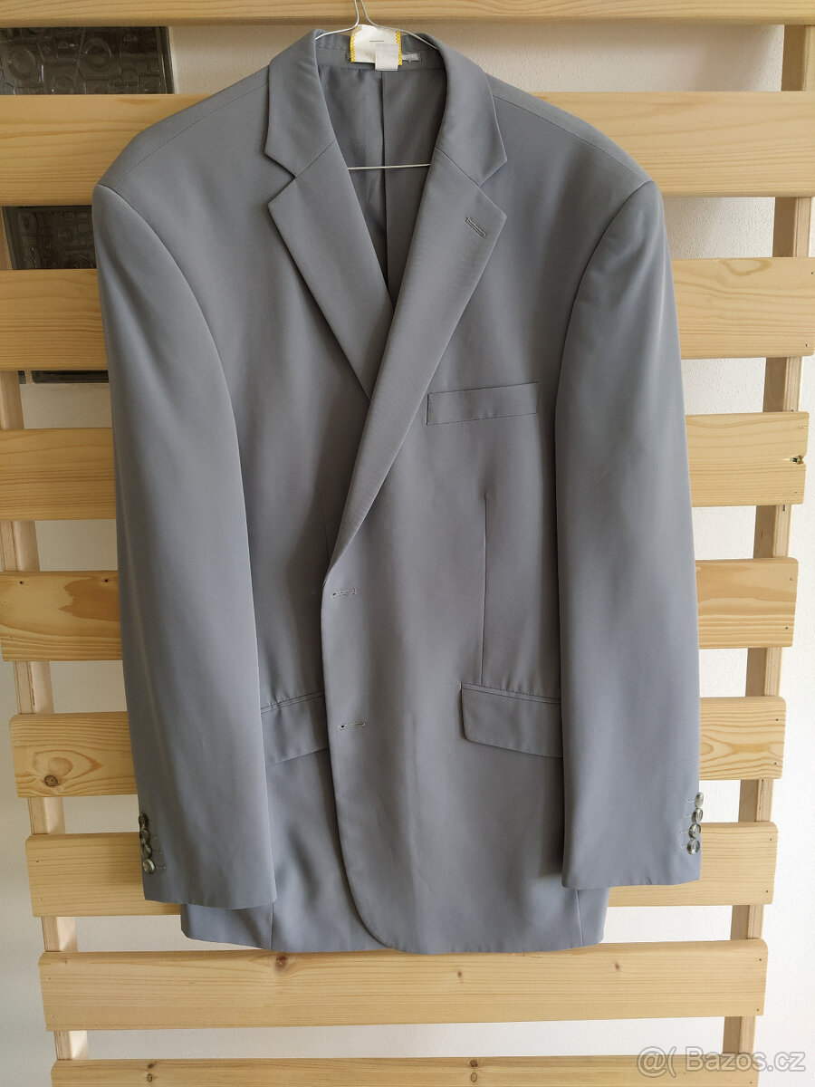 Pánské sako šedomodré 54 - Men's Style