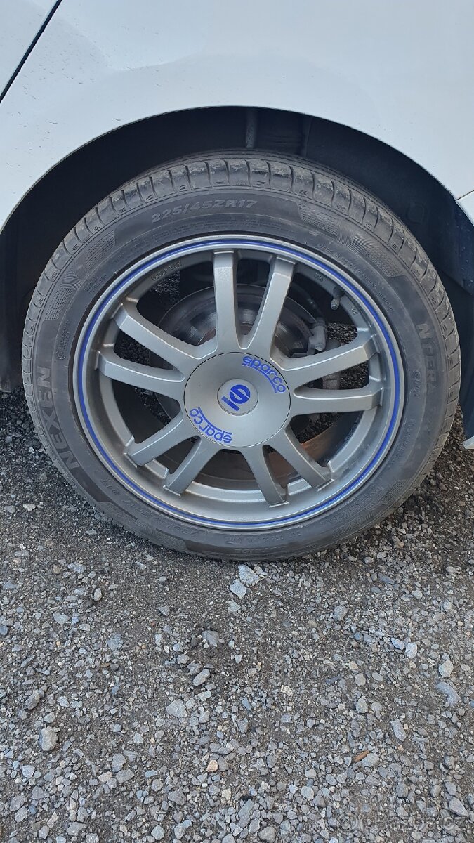 Alu kola Sparco R17, 4x108 citroen, peugeot
