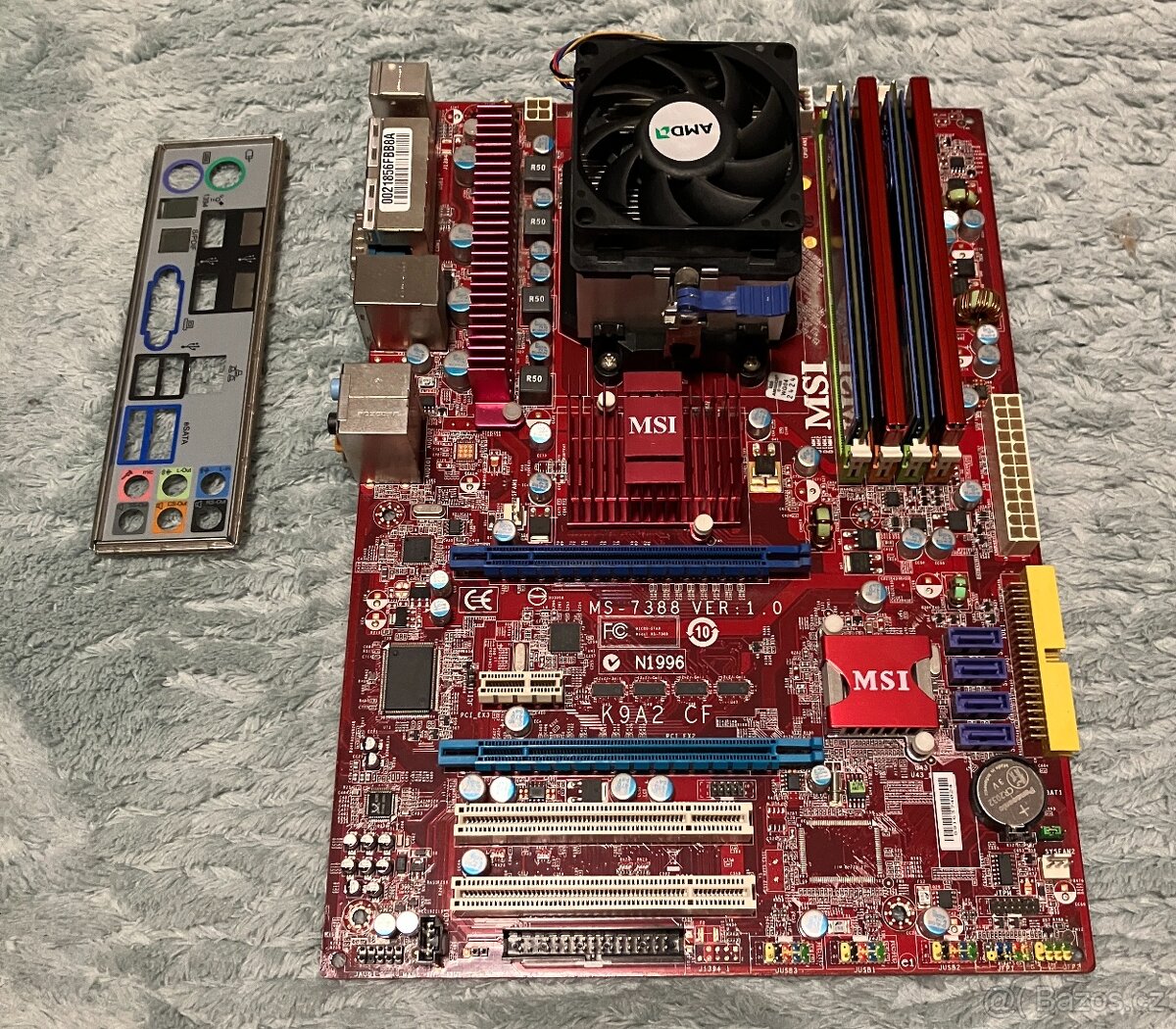 AMD X4 9550 4x2,2 Ghz, 8 GB ram, MSI MS-7388 V1, K9A2