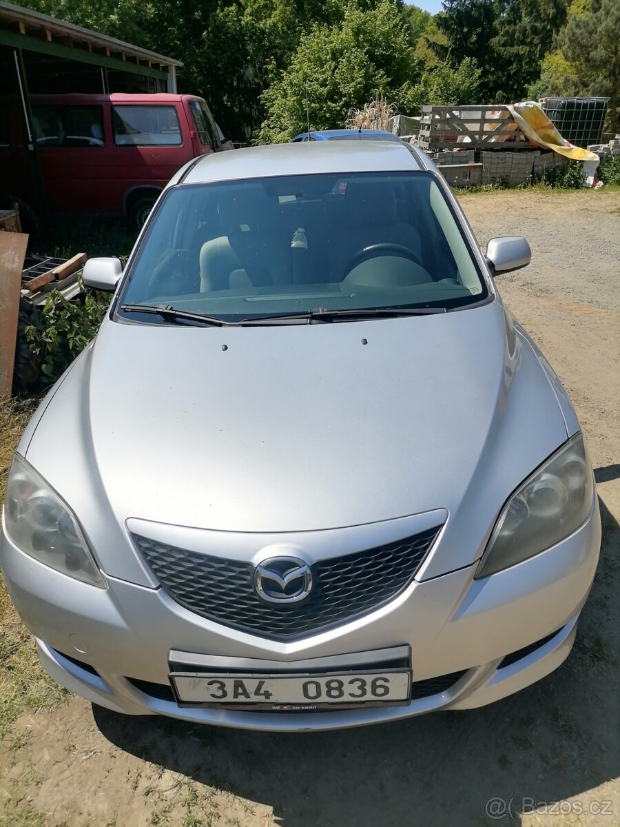 Mazda 3, 1.4, 62KW, r.v. 2004