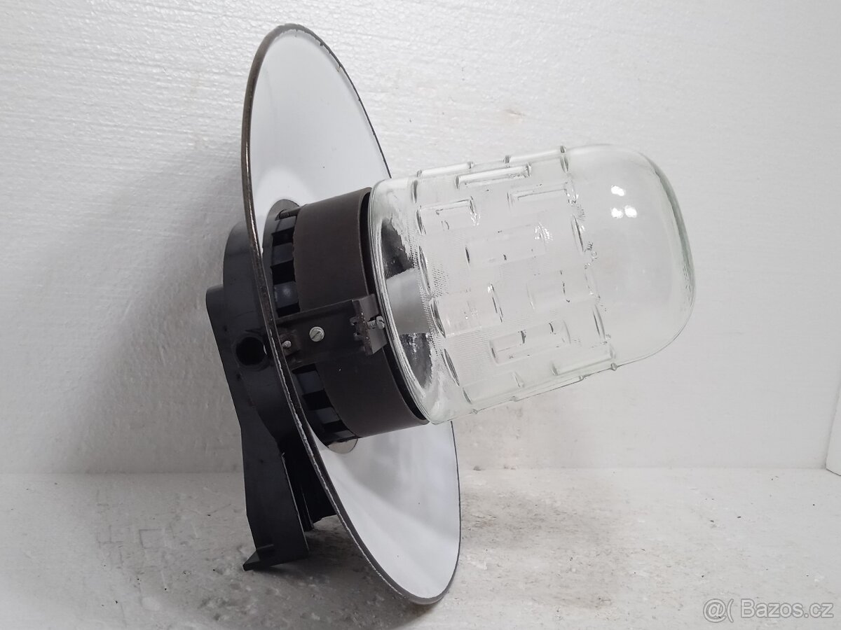 Smaltované nástěnné stropní retro světlo Industrial