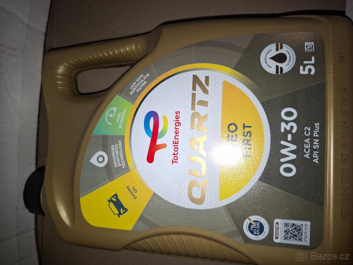 5L oleje total quartz ineo First 0w30