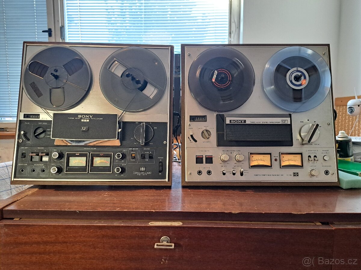 Kotoučový magnetofon SONY TC-377 a TC-378 plně funkční