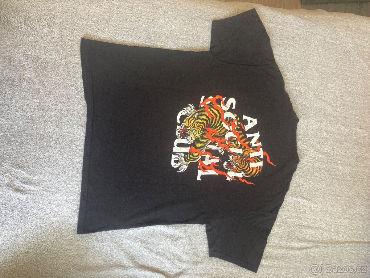 Tričko Anti Social Social Club oversized L s potiskem