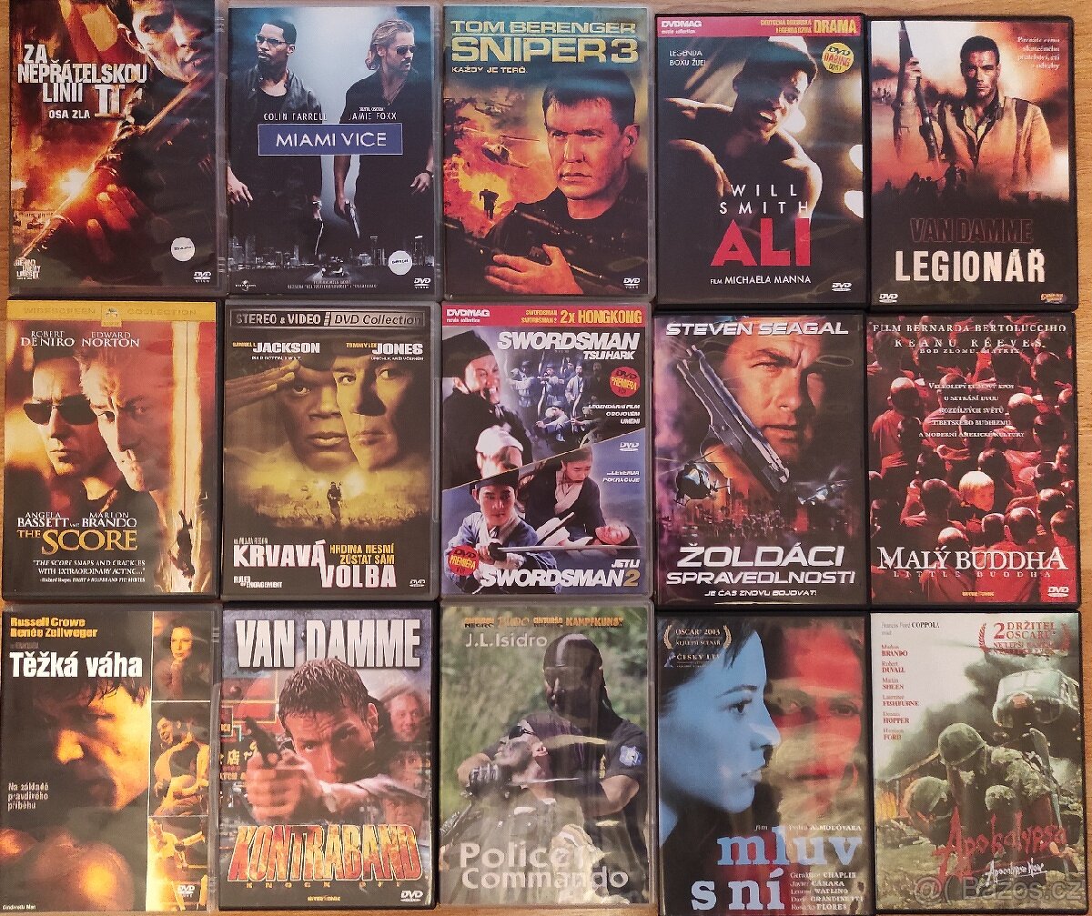 Originál filmy na DVD akční