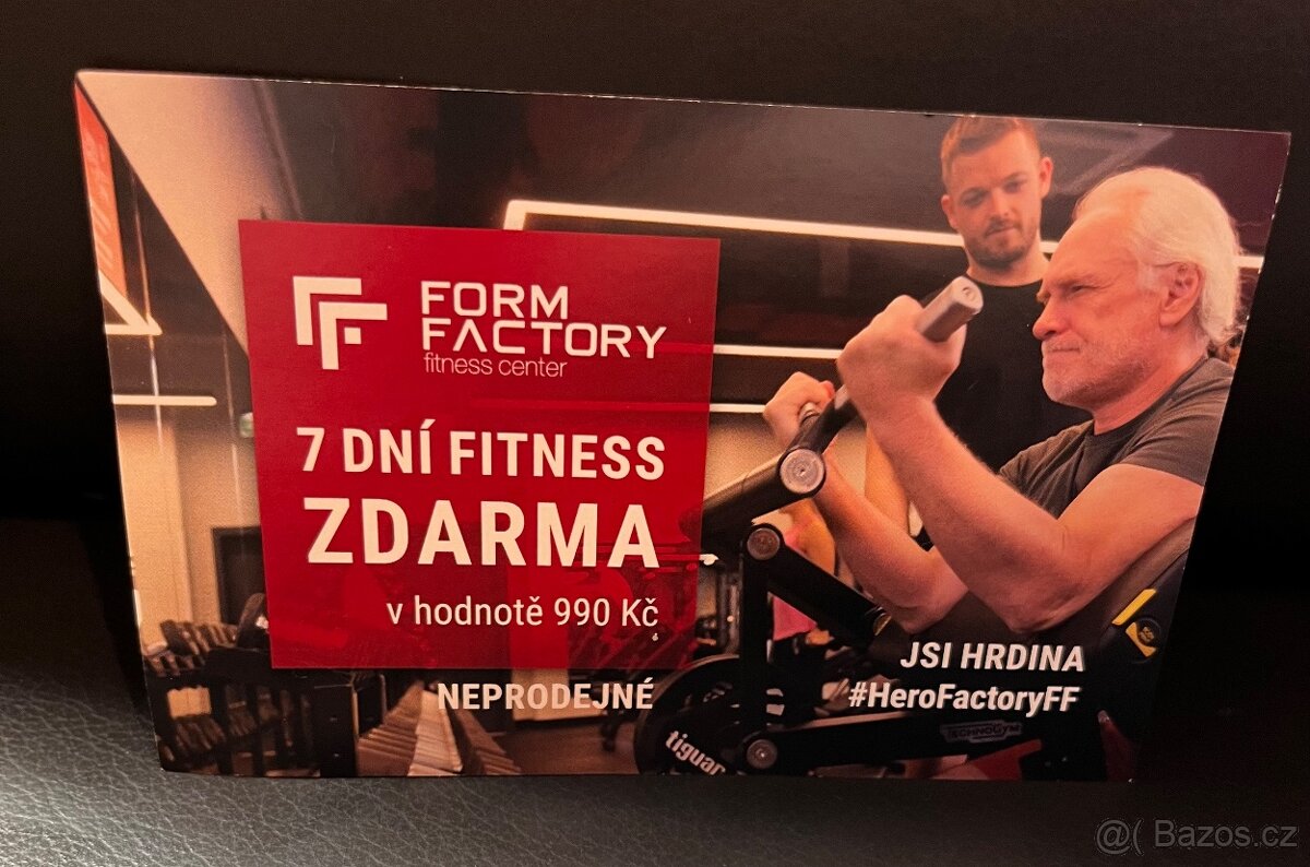 POUKAZ DO FORM FACTORY NA TÝDEN