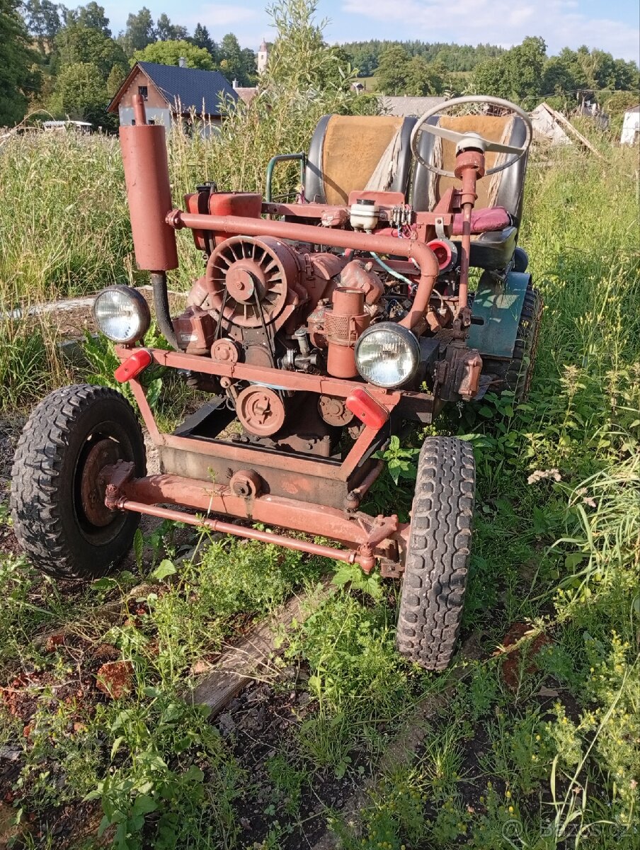 Malotraktor domácí výroby