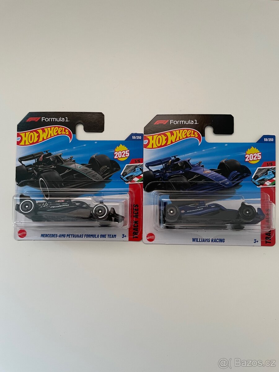 HotWheels F1 Williams+Mercedes