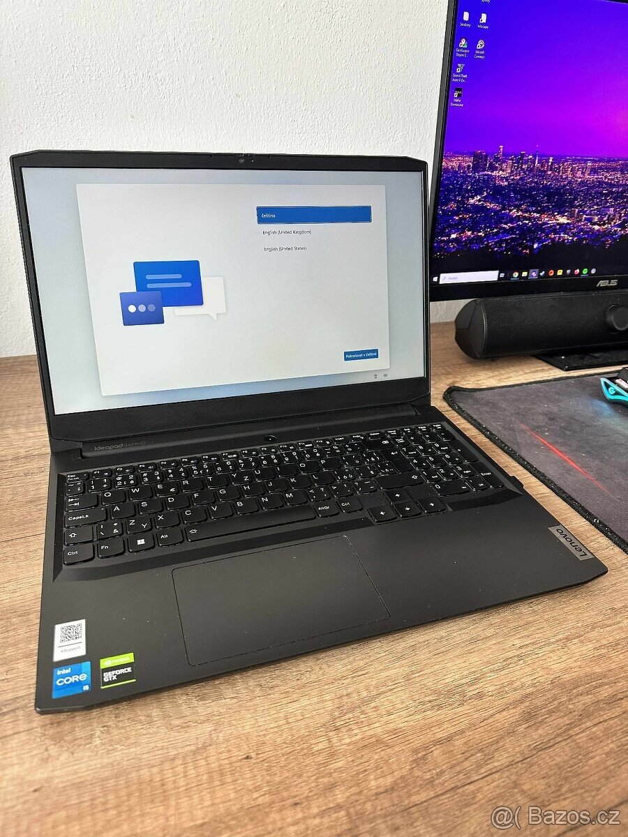 Prodám notebook LENOVO Ideapad Gaming 3