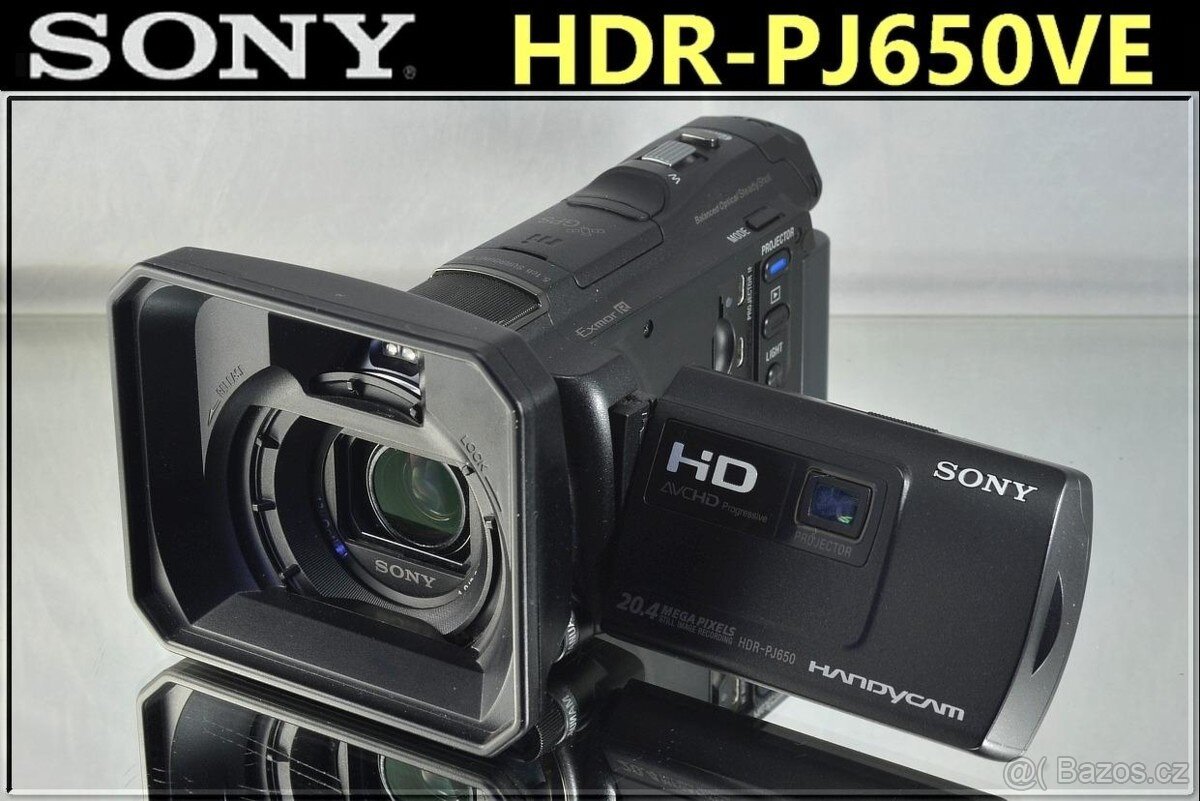Sony HDR-PJ650VE kamera s projektoremFullHDVGPS