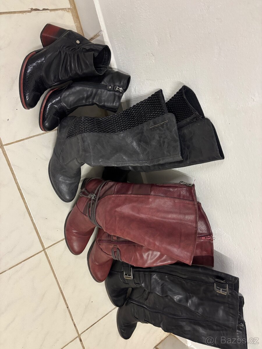 Dámské kozačky vel. 39