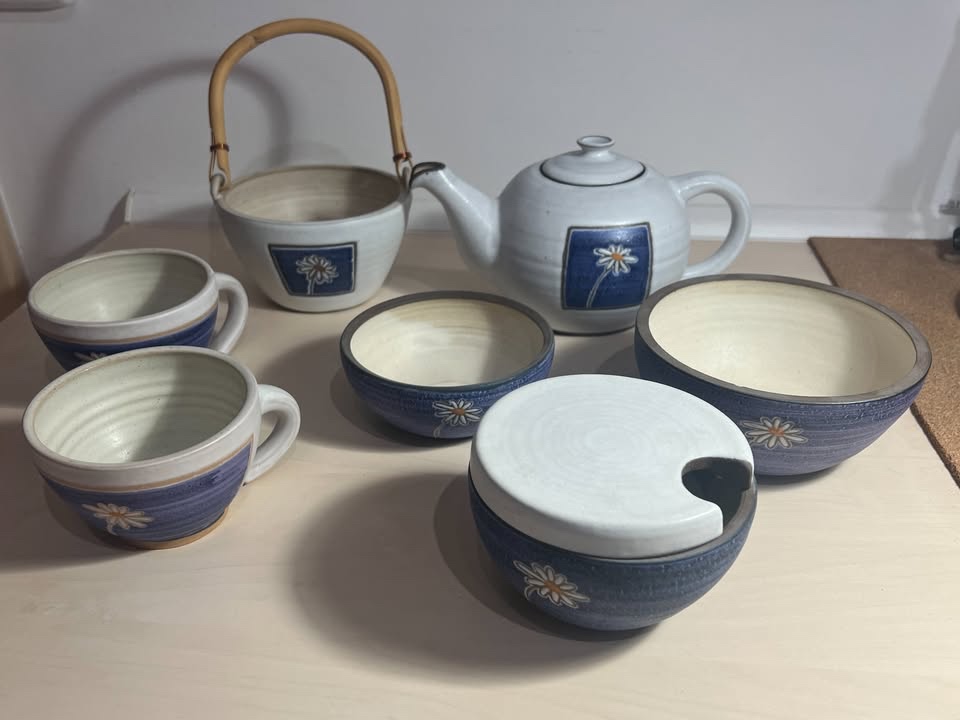 Cajovy servis Kopretina, rucni vyroba