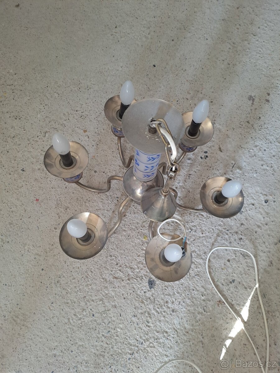 Prodám Lustr+2x lampička