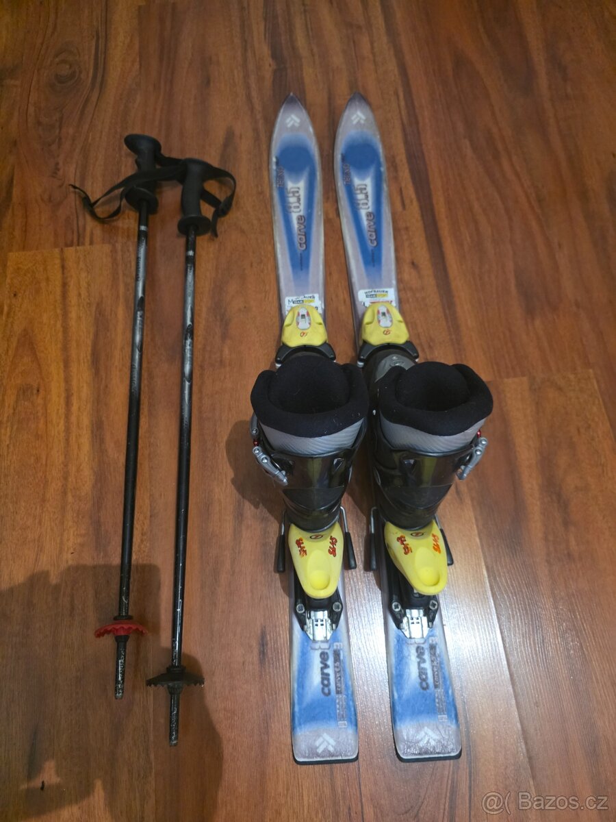 Dětské sjezdové lyže set Tecno pro Carve 8.5 v délce 90 cm