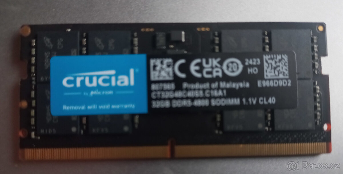 Crucial Ram DDR5 32GB 4800 Mhz