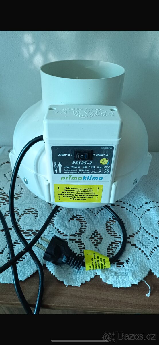 Ventilátor Prima klima