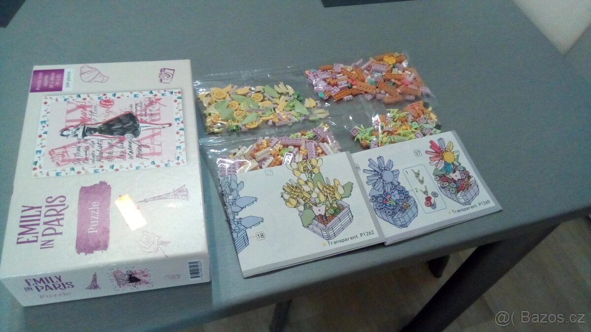 Stavebnice,puzzle nehrané