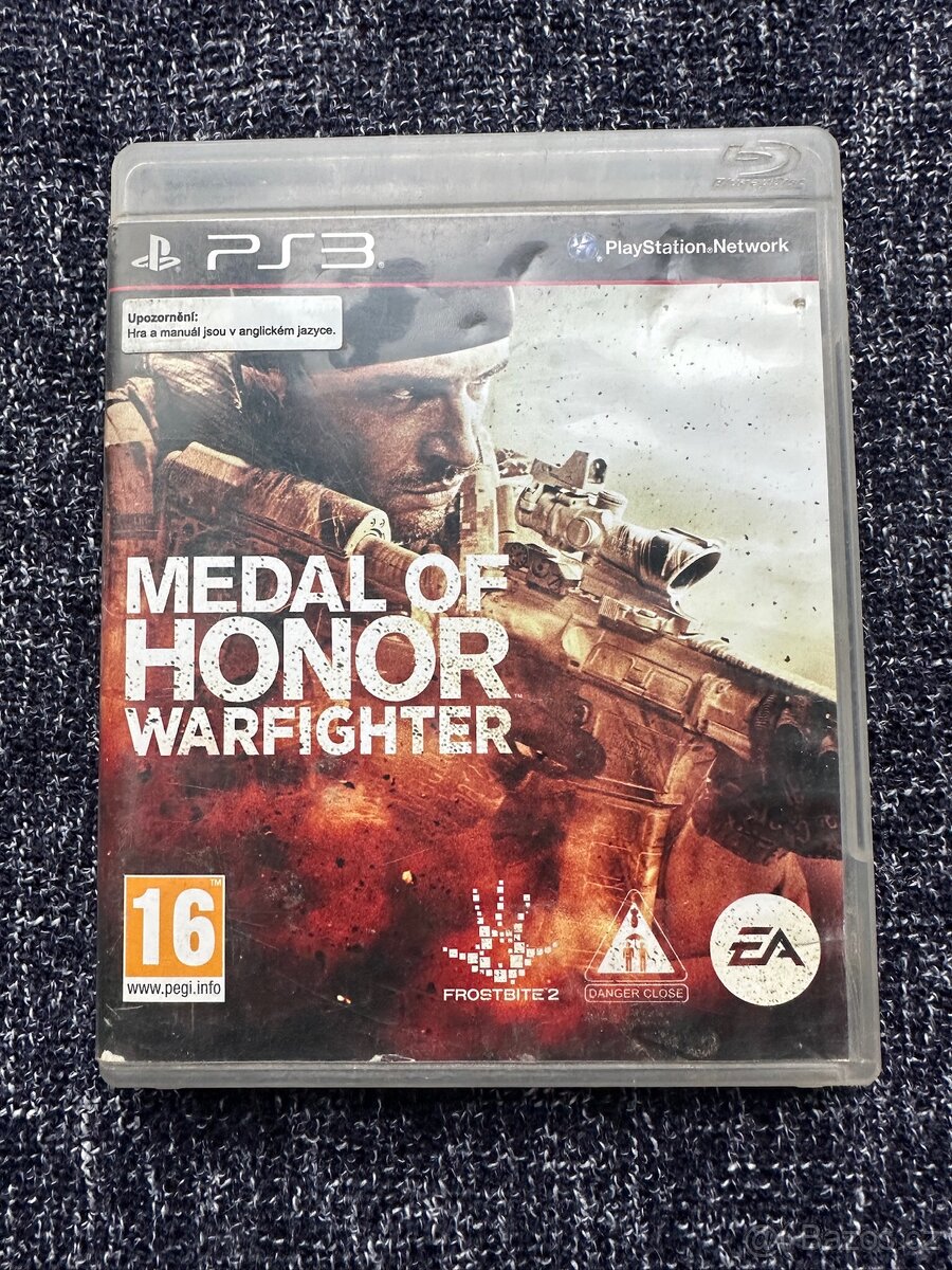 PS3 Medal Of Honor Warfighter playstation konzole