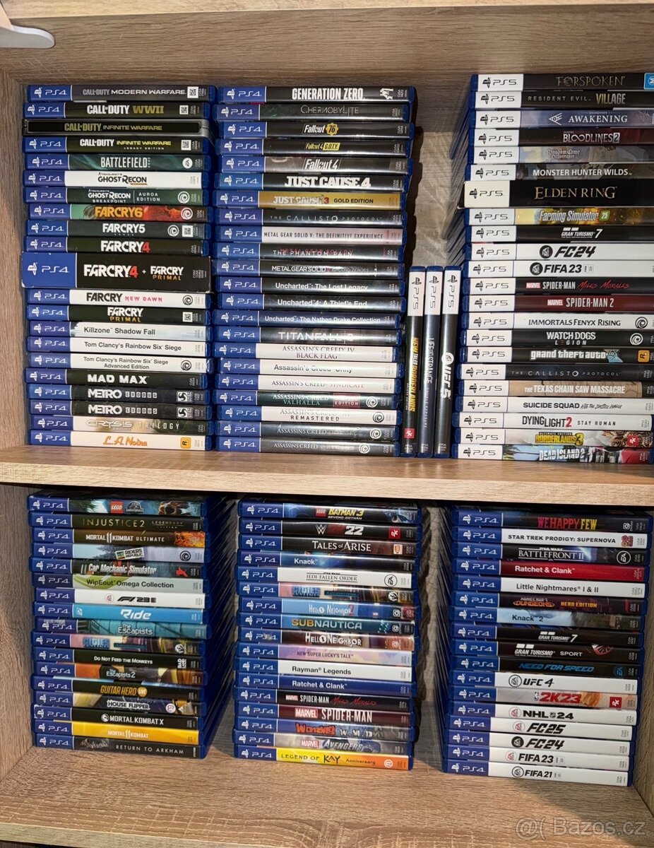 Sbírka her PS4-PS5(osobně-pošta)