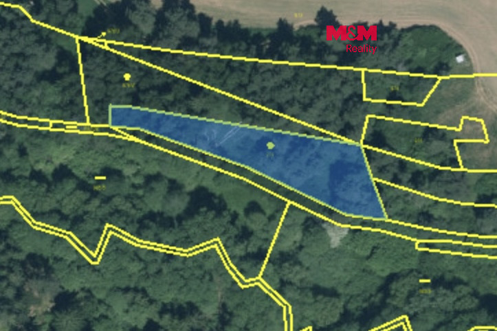 Prodej lesa, 1547 m², Jesenice