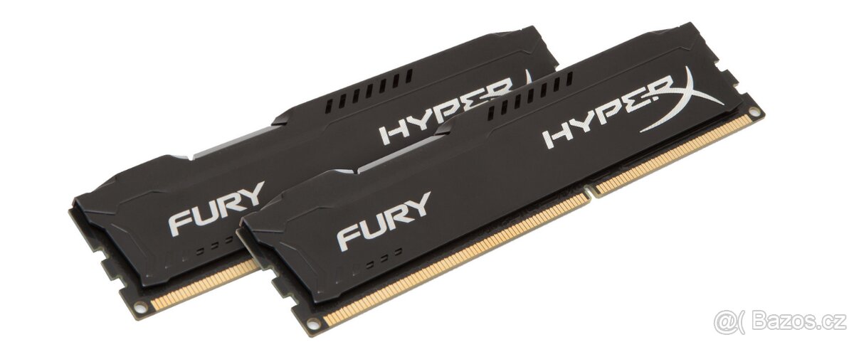 2X HyperX Fury Black 8GB (2x4GB) DDR3 1866 CL10