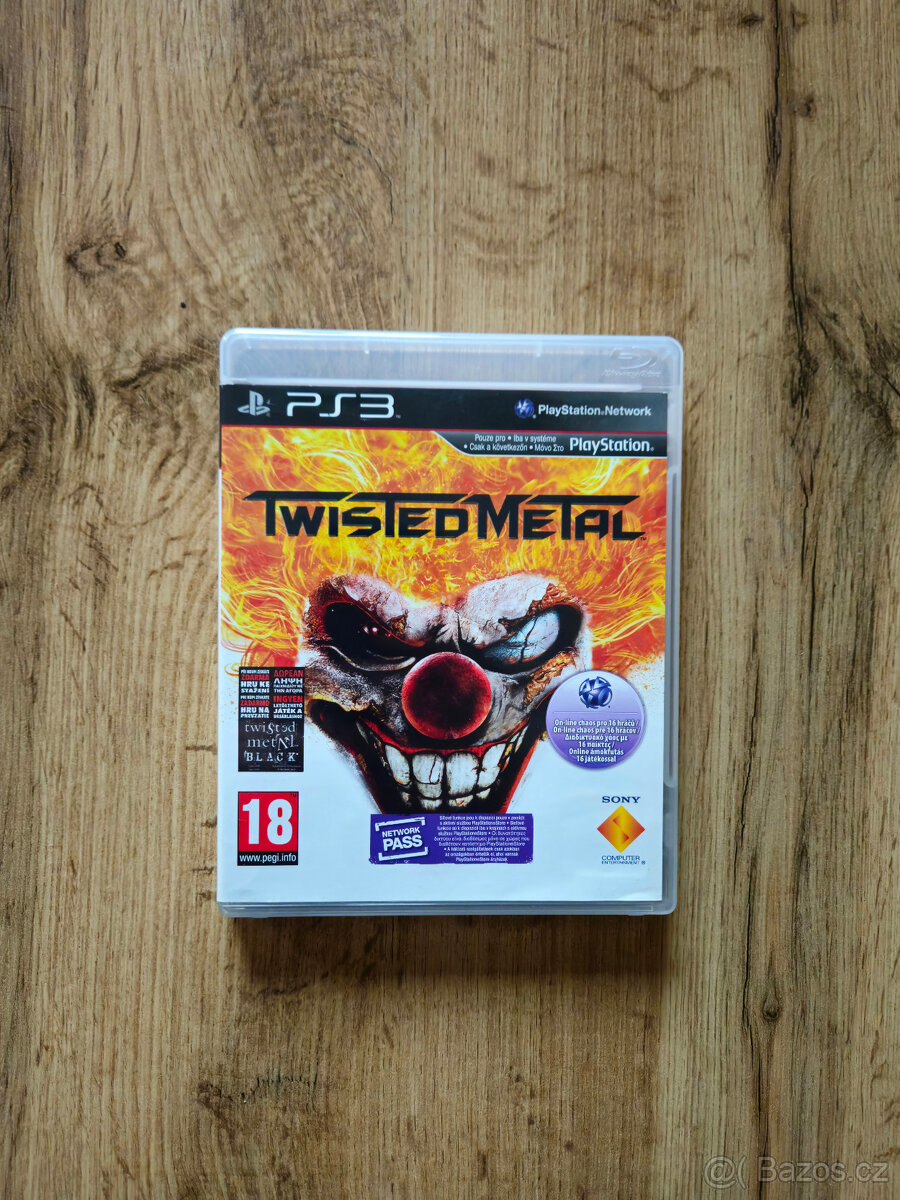 PS3 Twisted Metal - top stav, CZ obal